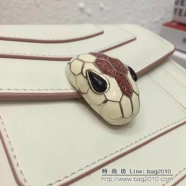 BVLGARI寶格麗 同步專櫃 最新款單層蛇頭包 鏈條單肩斜挎包 34559 FYD1419